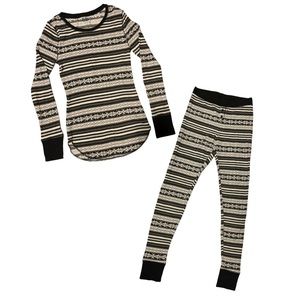 Holiday Waffle Knit Old Navy Sleepwear Set